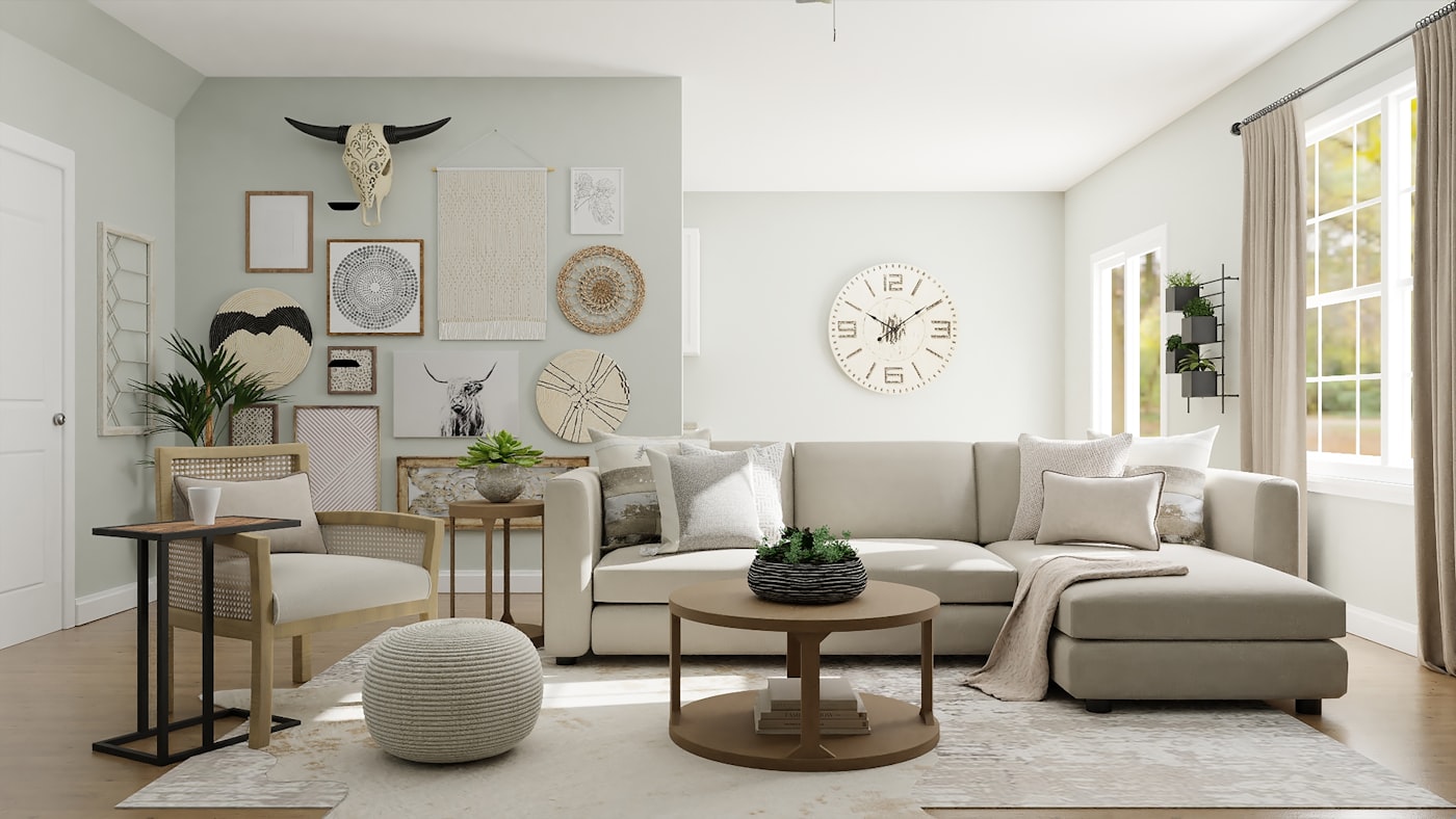 Coastal Neutral Living — a living room design direction offered by Smart Style Interiors